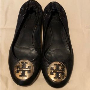 Tory Burch size 7.5 black flats